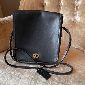 Vintage Coach Leather Square Bag